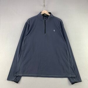 Greyson 1/4 Zip Pullover Shirt Men XL Gray Golf Performance Long Sleeve